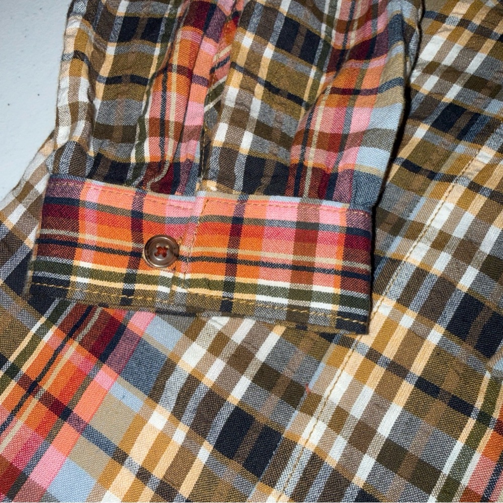 Anthropologie Pilcro Blusa Plaid ButtonDown Shirt Small‎ Sold Out - Picture 6 of 16